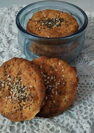 Una foto de Galletas de queso y coco