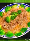 Miến Trộn Thịt Bò Bông Cải Xanh