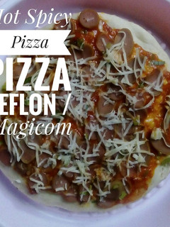 Foto resep Hot Spicy Pizza / Pizza Pedas (Pizza Teflon / Magicom)