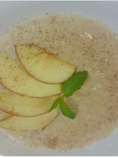 A picture of Basise (rice pudding).