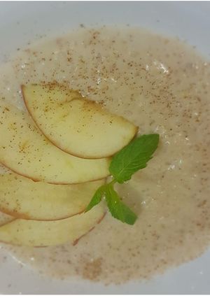 A picture of Basise (rice pudding).