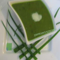 A picture of Palak soup.