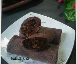 Resep Terbaik Dadar Gulung Coklat unti kelapa Praktis Enak Resep Terbaik Dadar Gulung Coklat unti kelapa Praktis Enak