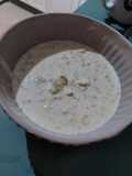 Porridge proteico limón-jengibre