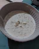 Porridge proteico limón-jengibre