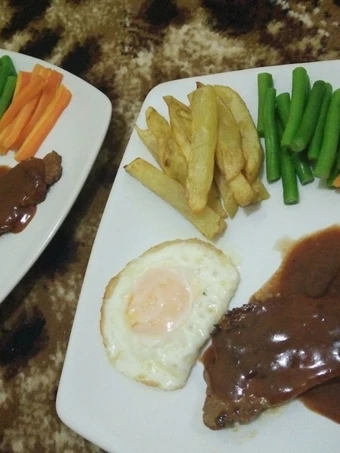 Langkah Mudah untuk Membuat Resep Beef Steak saus BBQ yang Bisa Manjain Lidah Anti Ribet, Sempurna