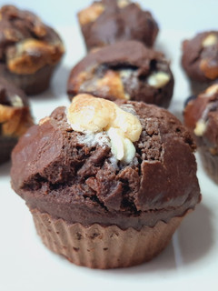 Una foto de Muffins de chocolate s/azúcar