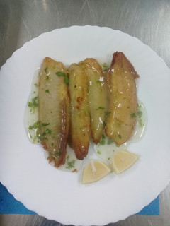 A picture of Baked fish fillet in lemon butter sauce. #AuthorMarathon.
