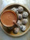 Batido de Plátano con Pasas, Cacao y Linaza