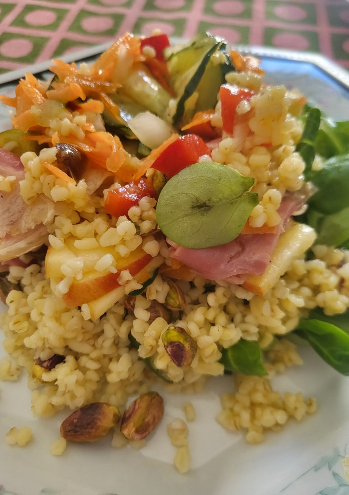 Una foto de Ensalada de bulgur