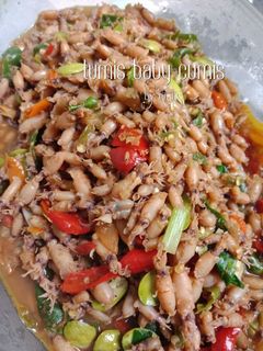 Foto resep Tumis Baby Cumi Asin, pedas nampol