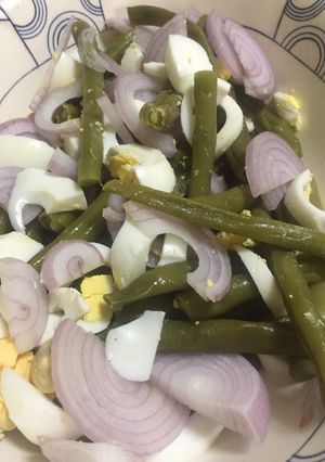 Una foto de Ensalada de chauchas