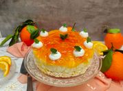 Una foto di torta con cereali