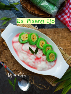 Foto resep Es Pisang Ijo