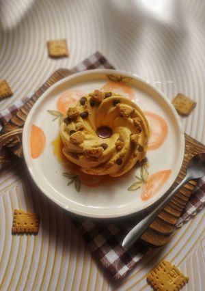 عکسی از دستور دسر بیسکو کارامل🍮🥨