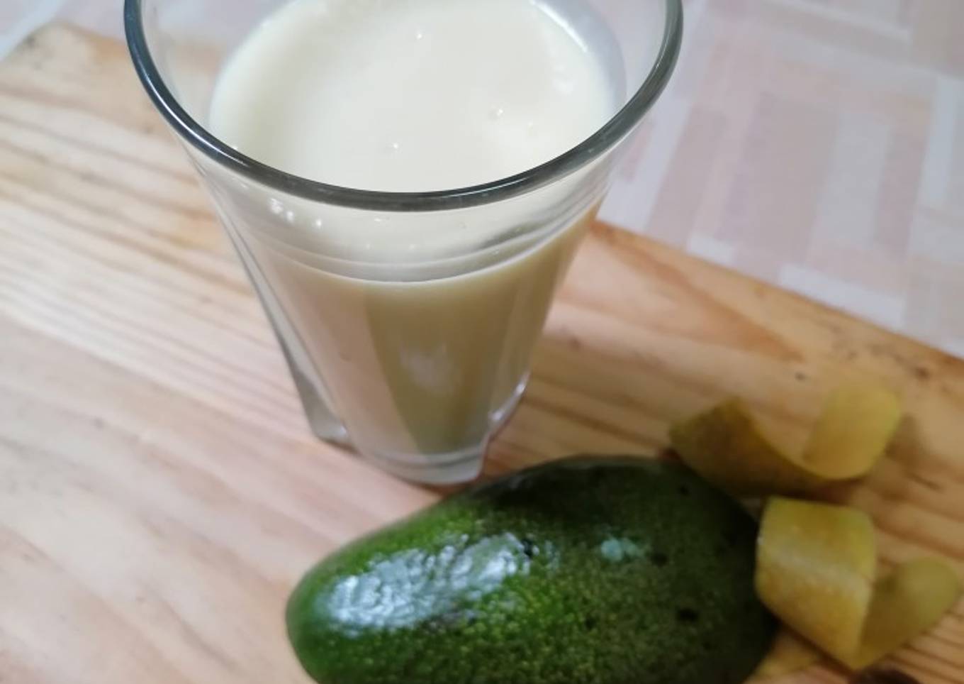 Mango avocado milkshake