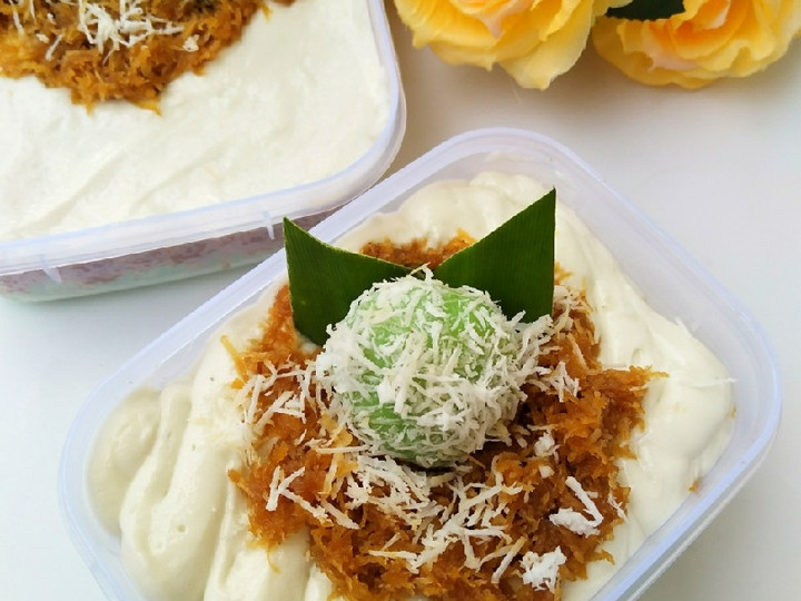 Resep Klepon Cake Dessert Box, Bisa Manjain Lidah