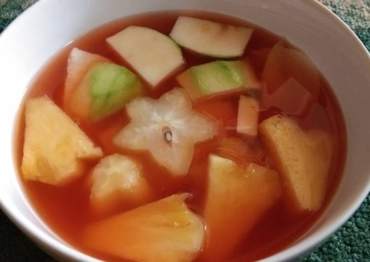 Resep Asinan buah yang Enak Banget