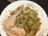 سبزی پلو سمنانی