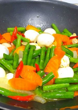 Foto resep Tumis buncis wortel telur puyuh