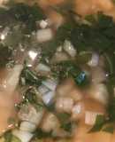 Sopa de papa con acelgas
