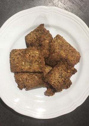 Una foto de Galletas saladas (crackers) a base de almendras - Apta para candidiasis (sin gluten, sin lácteos)