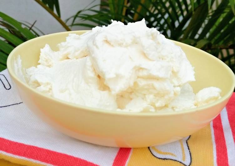 Easiest Way to Prepare Any-night-of-the-week Homemade cream cheese with powdered milk