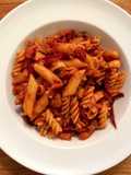 Pasta con Frutti di Mare y tomates secos – Receta original