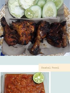 Foto resep Ayam bakar sambal pecel