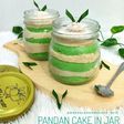 Pandan Cake in Jar