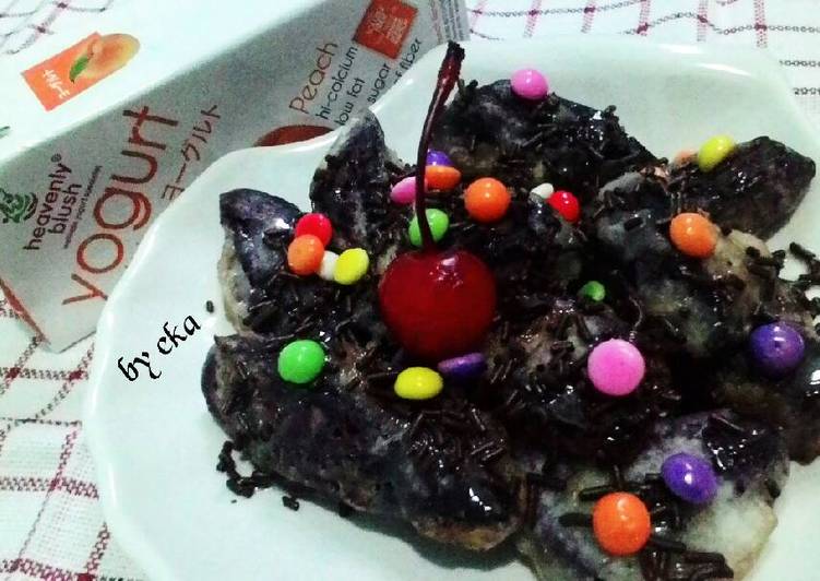 Langkah Mudah untuk Menyiapkan Sweet Purple Yam Fritters 🍑😄, Bisa Manjain Lidah