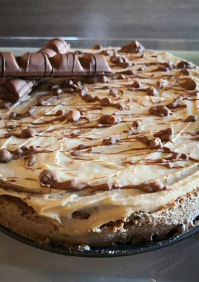 Una foto de Relleno para tarta kinder bueno
