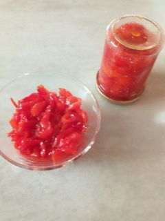 Una foto de Pimientos confitados