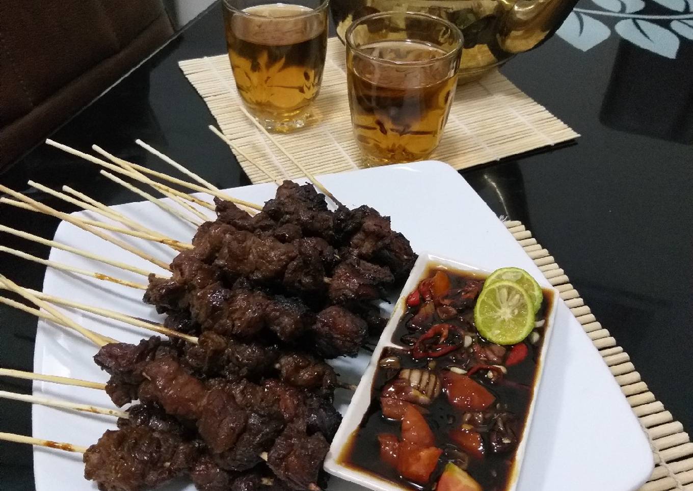 Sate Sapi Simple (resep Emmi (mama))