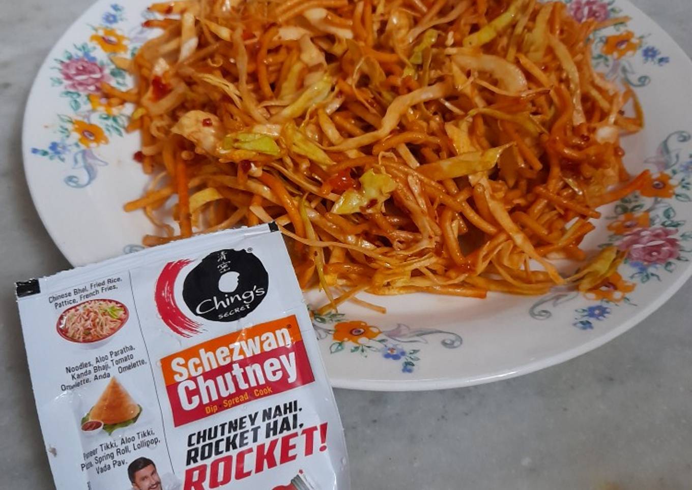 Instant chinese bhel