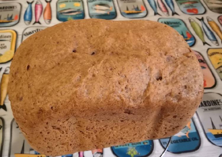 Pan de espelta con truco en panificadora moulinex