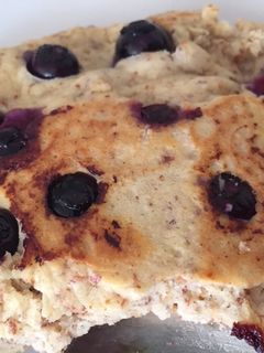 Una foto de Panqueque arándanos