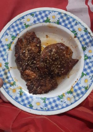 Foto resep Korean grill chikken spicy and oregano powder