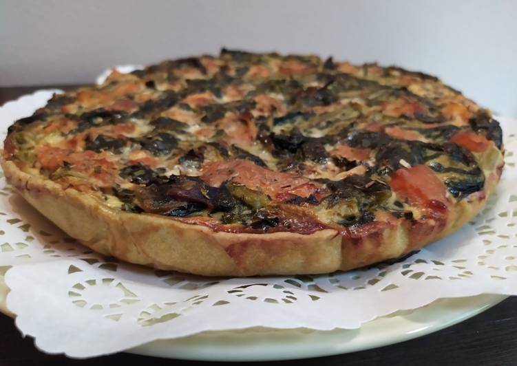 Quiche Lorraine con biete,zucca🎃🥬e ricotta