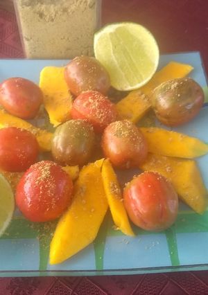 Una foto de Ensalada de frutas