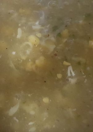 صورة لوصفة شوربة دجاج بالنشا