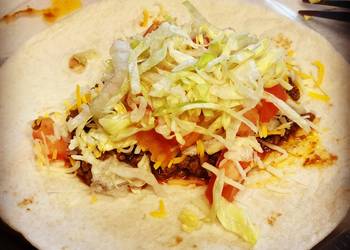 Ready to Serve Homemade Ground beef Tacos Home Style