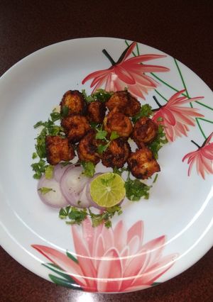 तंदुरी कोळंबी फ्राय रेसिपी चे मुख्य फोटो 