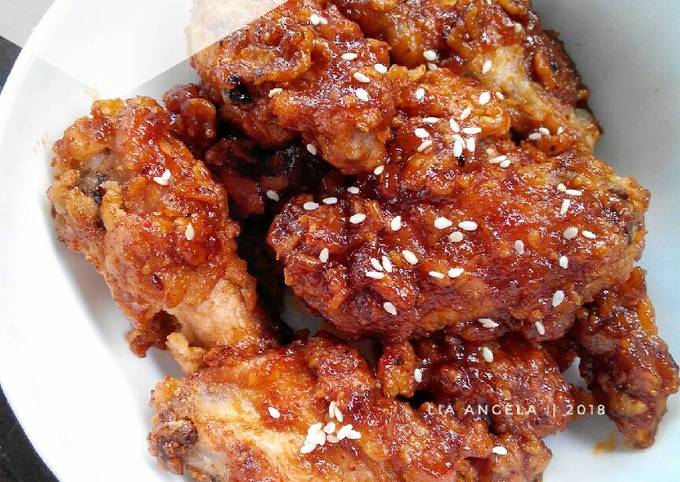 Resep Korean Spicy Chicken [bahan And Bumbu Sederhana] Oleh Lia Angela