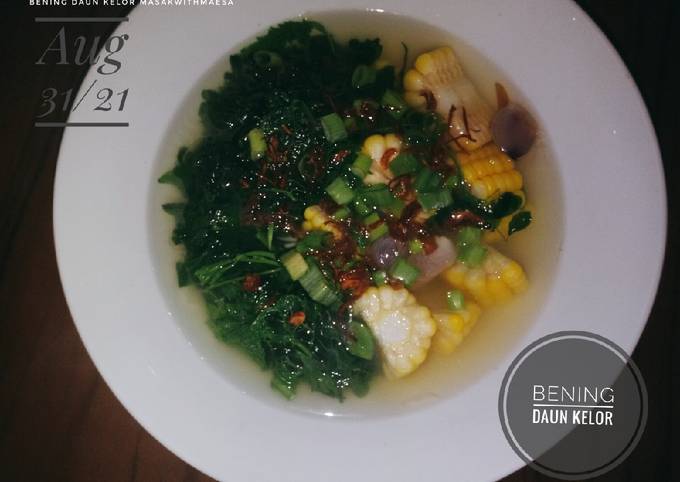 Resep Bening Daun Kelor Anti Gagal