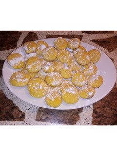 Una foto de Galletitas de limón Craqueladas