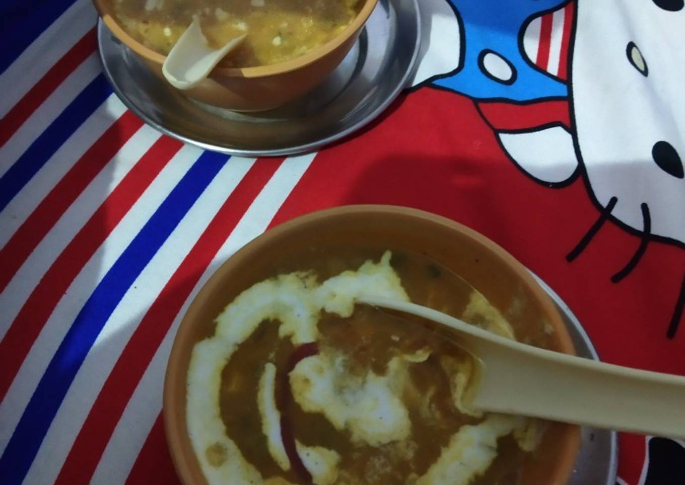 Pumpkin has vegetable soup