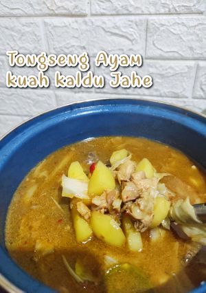 Foto resep Tongseng ayam kuah kaldu jahe