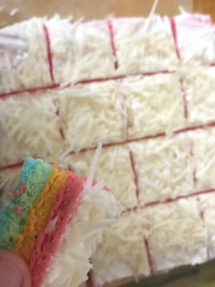 Foto resep Rainbow cake ekonomis