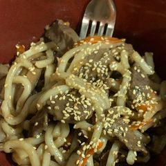A picture of Beef Bulgogi Udon Stir Fry.